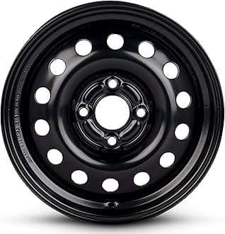 For 2011-2019 Ford Fiesta 15 Inch Painted Black Rim - OE Direct Replacement - Road Ready Car Wheel