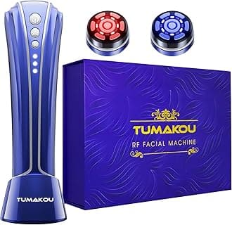 RF Radio Frequency Facial Device - LED Red Light Therapy Device for Face Skin Care Home Use