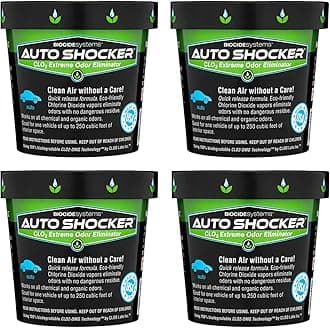Biocide Systems 3213-4PK Auto Shocker Interior Odor Eliminator - 4 Pack