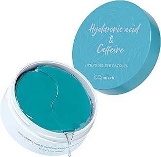【misoli Hyaluronic Acid & Caffeine Eye Patch, 60 Pieces】Under-eye, Eye Area, Around Mouth, Eye Patch, Eye Care, Suitable for Men, Korean Cosmetics