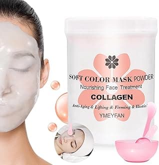 Jelly Mask for Facials Professional - Collagen Face Mask Skincare for Firming & Moisturzing, Natural Peel Off Hydro Jelly Facial Mask for Spa Esthetican, 8.8Fl Oz Jelly Mask Powder with Tool