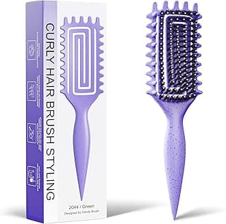 Curly Hair Brush(Purple)