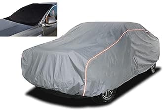 Large Crew Cab Truck Cover (Gift Windshield Cover) Waterproof All Weather Pickup Tarp Light Hail Protector Full Exterior Covers Fit Truck Up to 252"