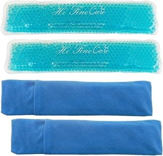 Postpartum Ice Pack, Hot and Cold Pads for Postpartum Essentials, 2 Count Gel Cooling Pad, Fast Pain Relief Convenient for Postpartum Recovery Helps Reduce Swelling (Blue)