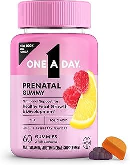 Prenatal Vitamins for Women Gummies- Pregnancy Vitamins for Women with Folic Acid, DHA, Iodine, Prenatal Gummies, Iron-Free, 60 Ct