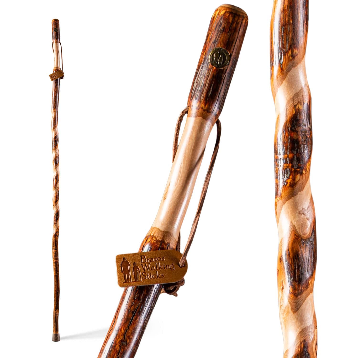 Twisted Rustic Wood Walking Stick