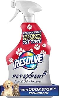 Resolve Pet Expert Carpet & Upholstery Cleaner - Removes Stains and Odors, 22 oz