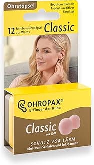 Classic Earplugs - 12 Earplugs