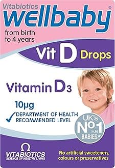 WELLBABY Vitabiotics Vitamin D Drops, 30 Ml