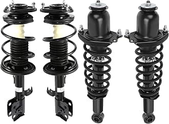 Front and Rear Shock Absorber Assy Fits for 2011-2013 for Toyota Corolla XLE Sedan 4-Door, 472598/482598 Complete Struts with Coil Springs and Gas Shocks Absorbers (Set of 4)