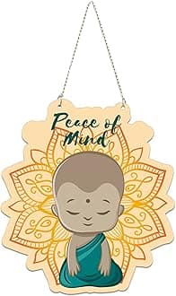 Artvibes Mind Is Everything Quotes Wall Hanger For Home Decor|Office|Gifts|Bedroom|Wall Decorative Items For Living Room|Door Hanging|Modern Decoration|Artworks Wall Hangings(Wh_5501N)