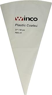 Winco PBC-21 Pastry Bag Cotton with Plastic Coating, 21-Inch