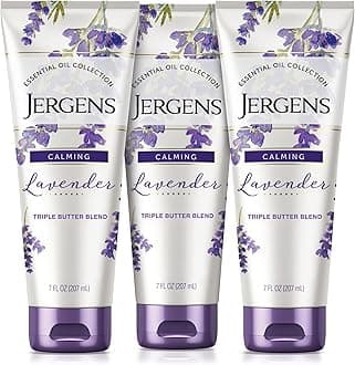 Lavender Body Butter Hand and Body Lotion, Moisturizer for Women, with Essential Oils for Indulgent Moisturization, 7 Ounce (Pack of 3)