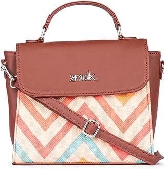ZOUKStatement Sling Bag With Handle For Women's Girls Ladies