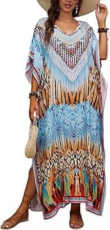 - Kaftan Dresses for Women Plus Size Bathing Suit Cover up Caftan Maxi Beach Dresses