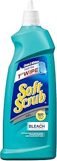 Soft Scrub with Bleach Cleaner Gel, 28.6 Fluid Ounces
