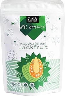 FIKA PURE FOOD Dried Jackfruit -Freeze Dried Fruit Snack: Jackfruit Dry, (120)