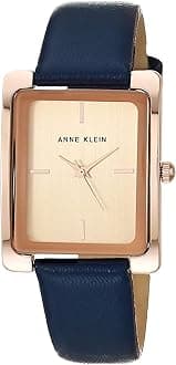 Anne Klein Women's Leather Strap Watch