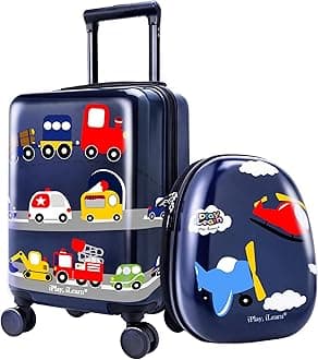 Vehicle Kids Luggage Set