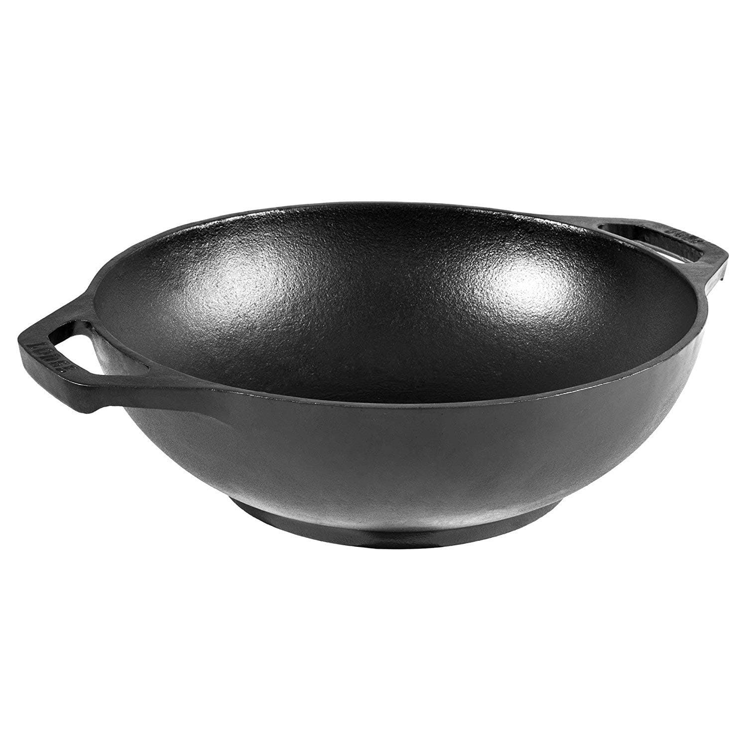 6.25 Inch Cast Iron Mini Wok with Dual Loop Handles – PFAS FREE Pre-Seasoned Individual Serving Pan – Stovetop & Oven Safe Heavy Duty Sauce Wok – Made in USA