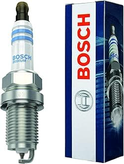Bosch Double Iridium 0242240653, Spark Plug Set of 4 - for a Reliable Gasoline Engine Start and Long Service Life - with Robust Design