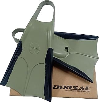 DORSAL Bodyboard Floating Swimfins (Flippers) 12-13 Black/Green