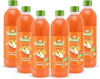 Paperboat Swing Mixed Fruit Medley Juice with Vitamin D, 600 ml Each - Pack of 6
