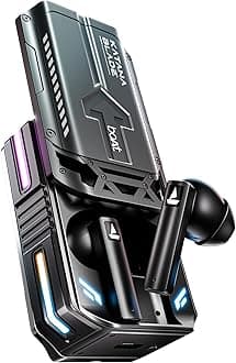 Boat Immortal Katana Blade 2.0 TWS in Ear Earbuds, 70hrs Playback, IWP, Metal Glider & Gliding Blade Sound, 50 ms Low Latency Beast Mode, RGB LEDs, 4 Mics w/ENx & IPX4 Rating(Gunmetal Black)