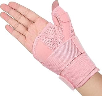 New Upgraded Thumb Brace for Right & Left Hand, Reversible Thumb Splint for Arthritis Pain And Support, Thumb Stabilizer for Sprains, Tendonitis Relief, Pink Thumb Brace for Women