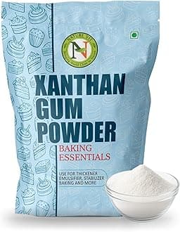 NatureVit Xanthan Gum Powder 400g | Gluten-Free Thickener & Stabilizer | Keto & Vegan Friendly | Non-GMO | Ideal for Baking, Sauces, Gravies, Dressings