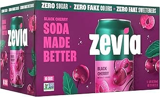 Soda - Zero Calorie - Black Cherry - Can - 6/12 Oz - Case Of 4