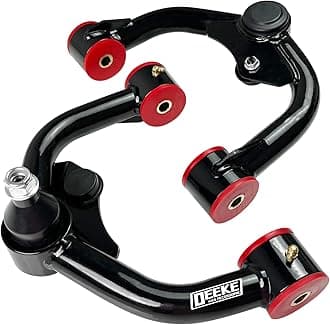 Front Upper Control Arms for 2005-2021 Nissan Frontier, 2004-2018 Pathfinder, and 2005-2015 Xterra - 1-3" Lift, Set of 2 with Ball Joints