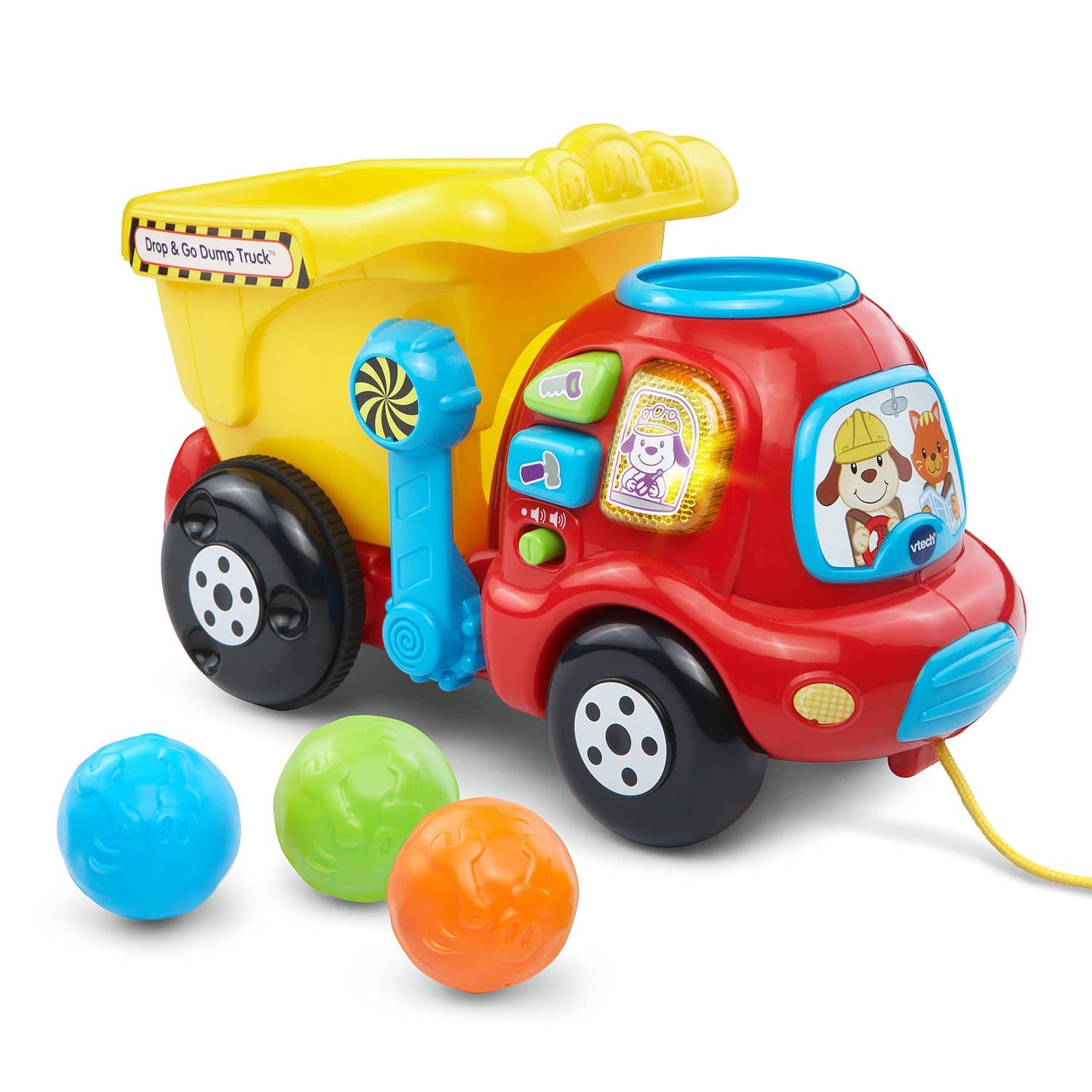 Drop and Go Dump Truck, Yellow