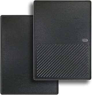 43 x 32cm Cast Iron Griddle for Landmann EMAILLEE Triton 3 and 4 Burner 13190, Enders Boston 4, Enders Monroe PRO 4, Enders Boston 6, BBQ Grill Plate for Gas BBQ Egg Meat Frying BBQ, 1 Pack