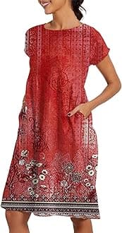 Womens Summer Dresses Fashion 2025 Short Sleeve Spring Mini Dress Casual Beach Vacation Clothes Dresses