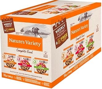 Nature's Variety Complete Freezed Dried Food (Beef, Chicken and Lamb) - Weekly Format 7 x 120 g