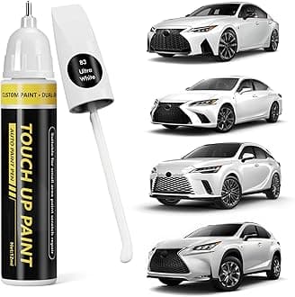 (Ultra White (83) Car Touch Up Paint for Lexus,Car Paint Scratch Repair Kit,2 in 1 Premium Scratch Remover Pen with Exact Color-Matched