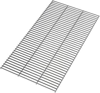 The Fellie BBQ Stainless Steel Grill Grate Replacement BBQ Heavy Duty 6mm Stainless Steel Cutable, Reusable Cooking Grates, 70x39cm