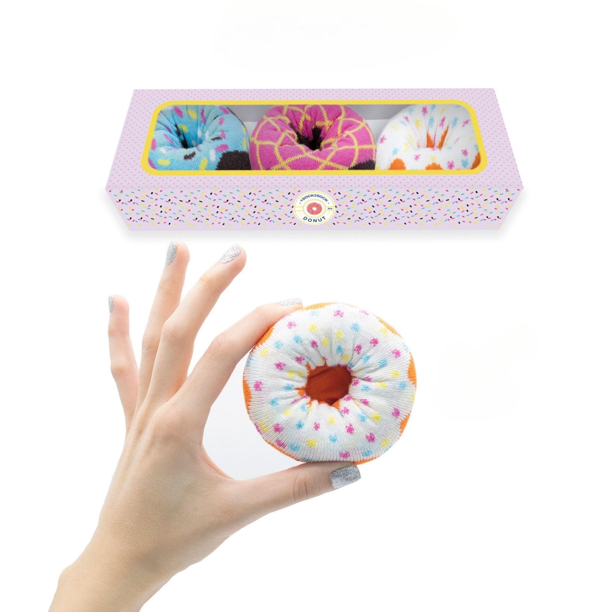 Women's Donut Crew Cotton Fun Socks