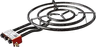 MachikaG600 Portable Burners for Cooking | 3 Rings Propane Burner for Outdoors | Perfect for Barbecues, Camping, and Picnics | Ideal for Catering, Events, Restaurants | Fits up to 32 Inches Pans |