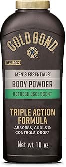 (Refresh 360C, Talc-Free) - Ultimate Men's Essentials Body Powder 296ml Refresh 360C (Talc-Free)