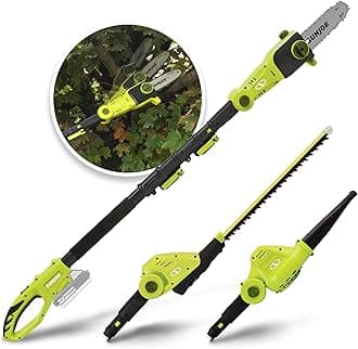 Sun Joe GTS4001C Garden Tool System, (Hedge Trimmer, Pole Saw, Leaf Blower)