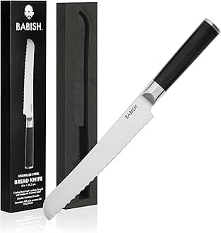 Babish High-Carbon 1.4116 German Steel Cutlery, Bread Knife