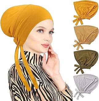 4 Pcs  Hijab Undercaps