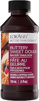 LorAnn Oils Buttery Sweet Dough Bakery Emulsion, 4 ounce bottle