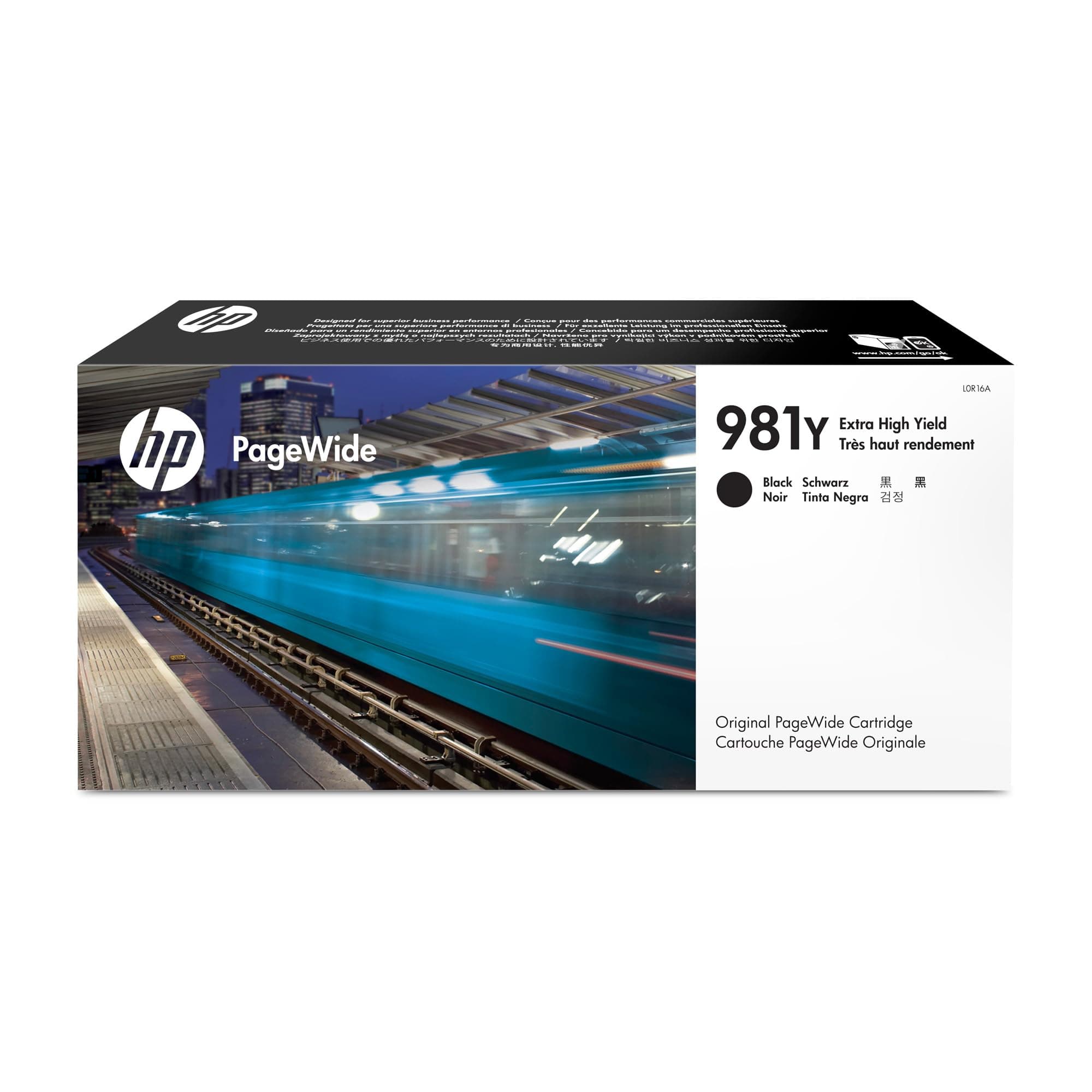 HP L0R16A 981Y Extra High Yield Original PageWide Cartridge, Black, Single Pack