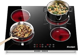 Electric Cooktop 24 Inch with Touch Control