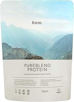 Pureblend Protein - Unflavoured and Unsweetened Vegan Protein Powder - 32g of Plant Based Protein per Serving. Perfect for Your Smoothies, Cooking and Baking.