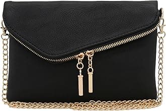 FashionPuzzle womens Envelope Clutch Evening Bag Crossbody