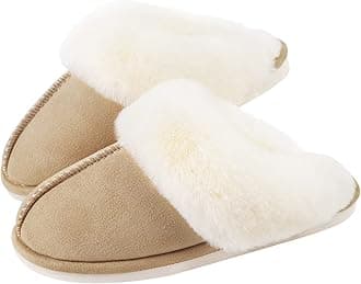 Women's Memory Foam Slippers - Cloud-Like Comfort for Hard Floors, Ultra-Soft Machine Washable Indoor Outdoor House Shoes with Non-Slip Sole
